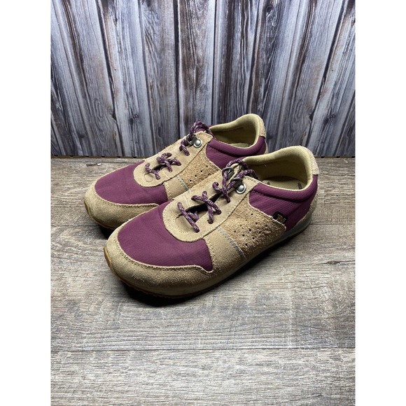 Teva Shoes - EUC Women's Size 7.5 Teva Highside 84 Shoes Deep Taupe Maroon Leather Sneakers